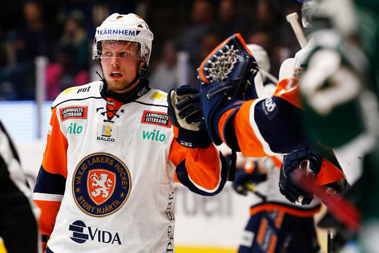 Växjös Alexander Johansson jublar