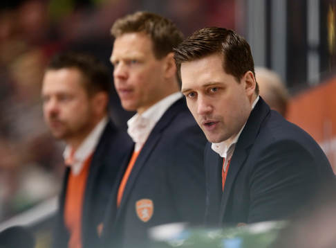 Växjös tränare Sam Hallam
