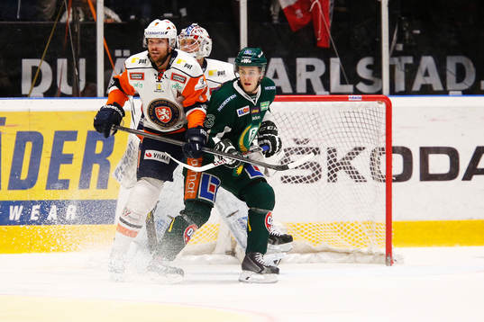 Växjös Noah Welch och Färjestads Pontus Åberg