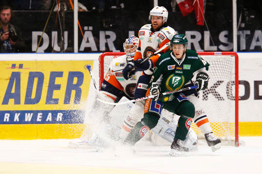 Växjös Noah Welch och Färjestads Pontus Åberg