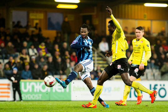 Djurgårdens Amadou Jawo gör 1-0