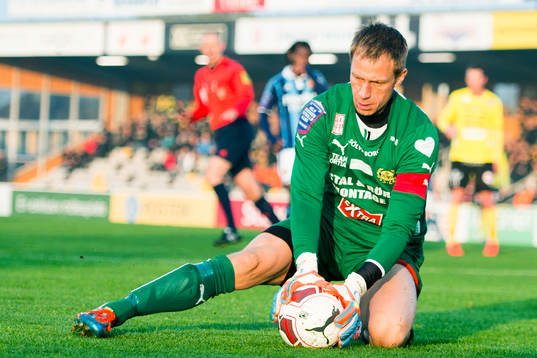Mjällbys målvakt Mattias Asper