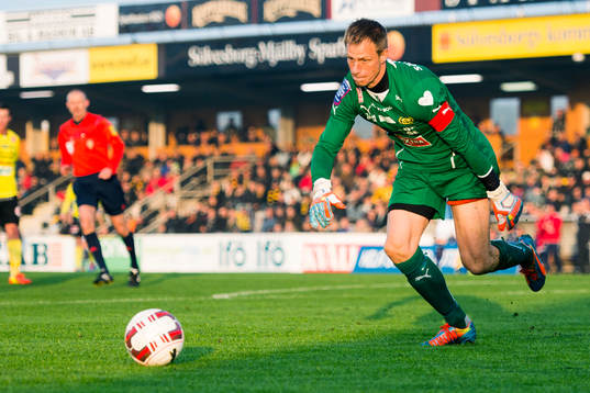 Mjällbys målvakt Mattias Asper