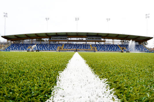 Kopparvallen redo för fotbollsmatchen i allsvenskan mellan