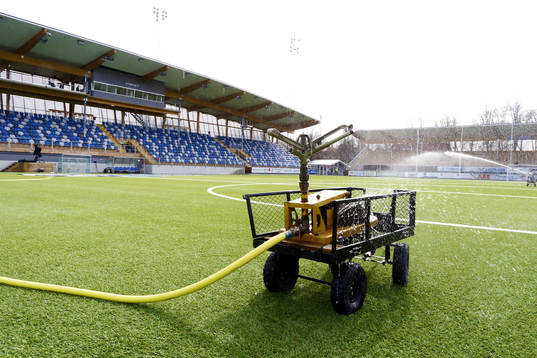 Kopparvallen redo och vattnas