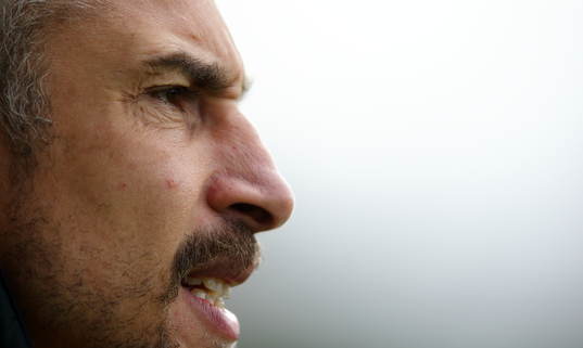 Falkenbergs tränare Henrik Larsson