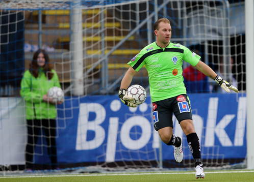 Åtvidabergs målvakt Henrik Gustavsson