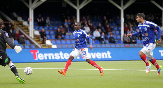 Mål 1-0 av Åtvidabergs John Owoeri