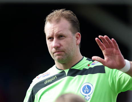 Åtvidabergs målvakt Henrik Gustavsson