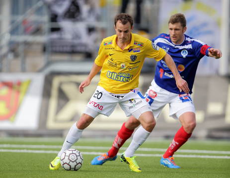 Falkenbergs Calle Wede och Åtvidabergs Daniel Hallingström