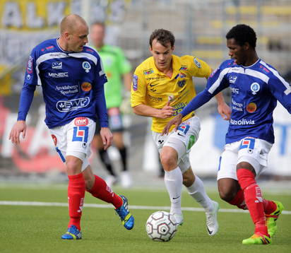 Åtvidabergs Daniel Sjölund, Falkenbergs Anton Wede,
