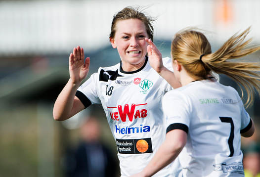 Mallbackens Sandra Andersson jublar