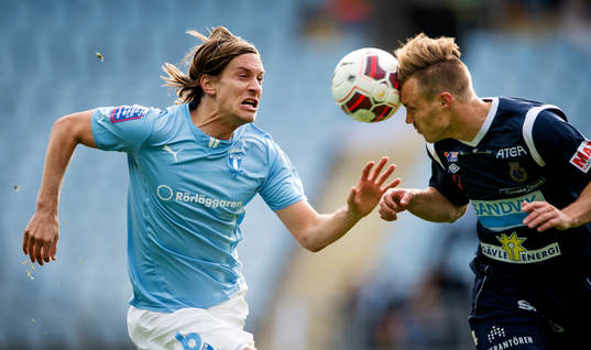 Malmö FFs Markus Halsti och Gefles Anders Wikström