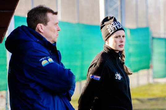 Sunnanås tränare Martti Tikkanen och assisterande