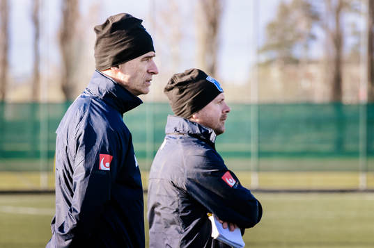 Sirius tränare David Olingdahl och Karl Fremdling