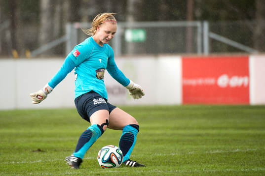 Kopparbergs Göteborgs målvakt Louise Högrell
