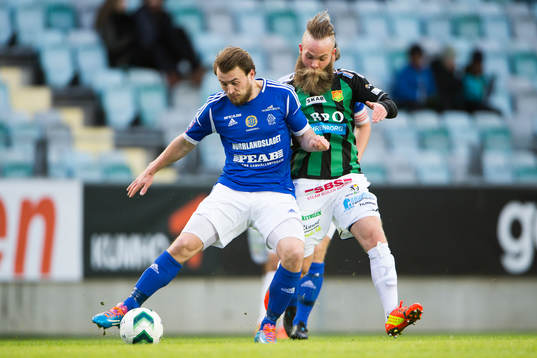 Sundsvalls Rúnar Már Sigurjónssoni kamp med GAIS Asegeir