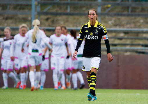AIKs Petra Andersson deppar