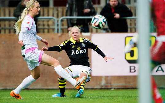 Rosengårds Amanda Ilestedt och AIKs Sara Storck