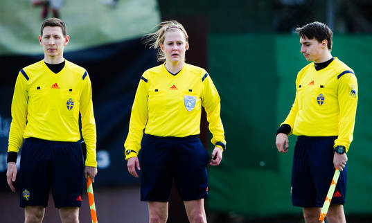 Domare Fikret Göker, Camilla Eriksson och Richard Holöien