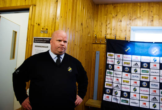 AIKs  tränare Mattias Eriksson