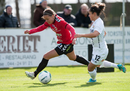 Kristianstads Alice Nilsson och Tyresös Malin Diaz