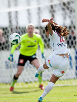 Tyresös Malin Diaz Pettersson skjuter mor Kristianstads
