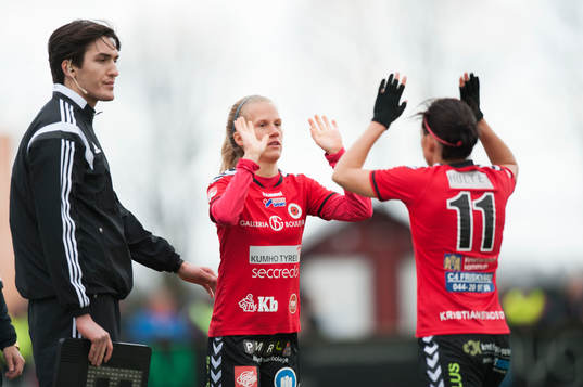 Kristianstads Amanda Persson byts in istället för Susanne