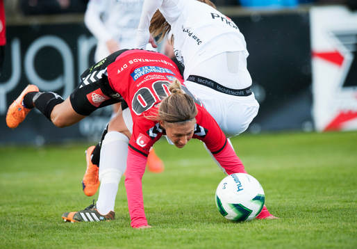 Tyresös Lisa Dahlkvist och Kristianstads Therese Björck