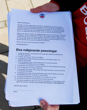 Kontraktet som alla som vill gå in på Olympia måste