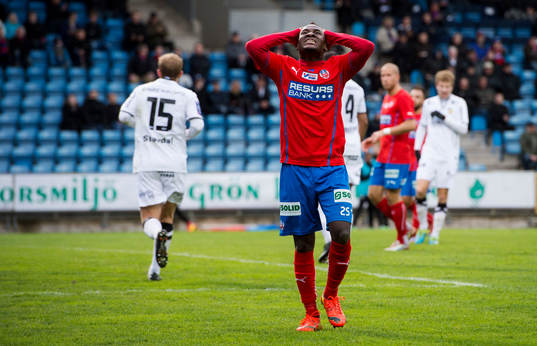 Helsingborgs David Accam deppar