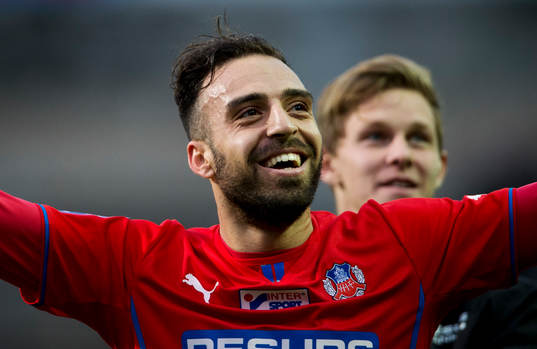 Helsingborgs Abdul Khalili jublar