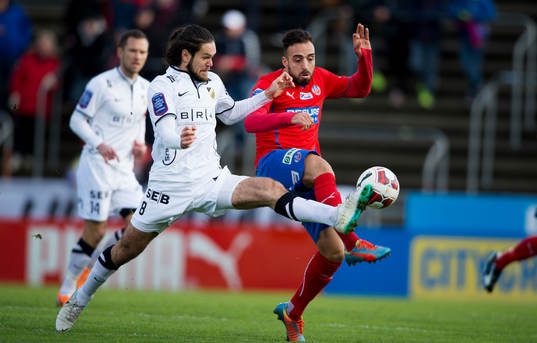 Häckens Ivo Pekalski och Helsingborgs Abdul Khalili