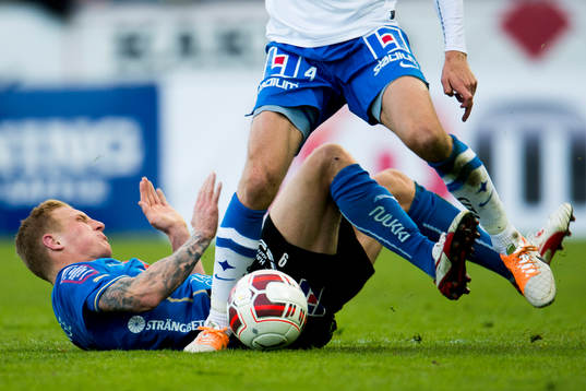 Halmstads Gudjón Baldvinsson faller