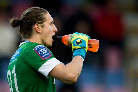 Norrköpings målvakt David Mitov Nilsson