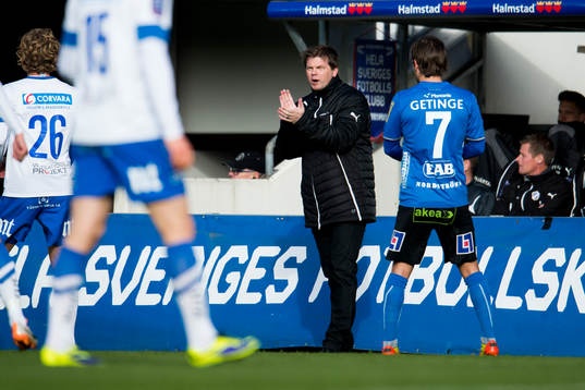 Halmstads tränare Jens Gustafsson