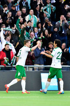 Hammarbys Pablo Piñones-Arce jublar