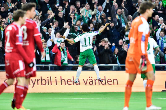 Hammarbys Pablo Piñones-Arce jublar