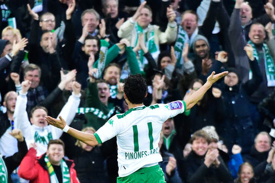 Hammarbys Pablo Piñones-Arce jublar