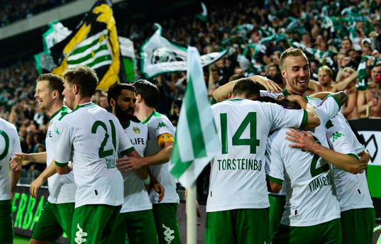 Hammarbys Erik Israelsson jublar