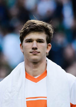 Degerfors målvakt August Strömberg
