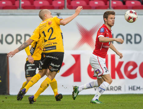 Kalmars Måns Söderqvist och Elfsborgs Anton Lans