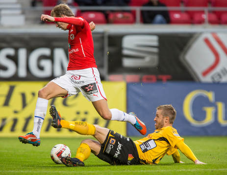 Kalmars Jonathan Ring och Elfsborgs Andreas Klarström