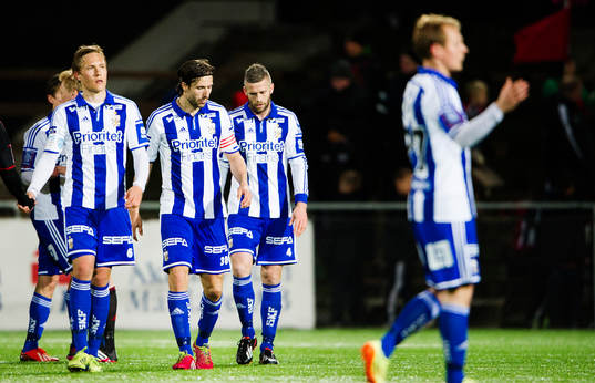 IFK Göteborgs spelare deppar