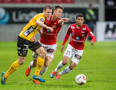 Elfsborgs Viktor Claesson, Kalmars Melker Hallberg och