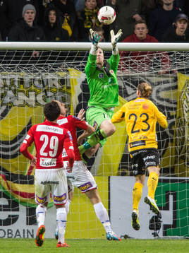 Kalmars målvakt Lars Cramer