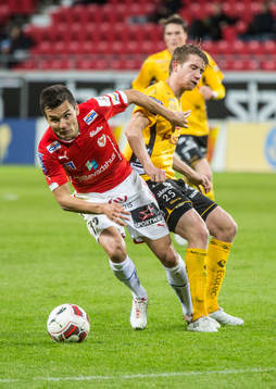 Kalmars Emin Nouri och Elfsborgs Marcus Rohdén