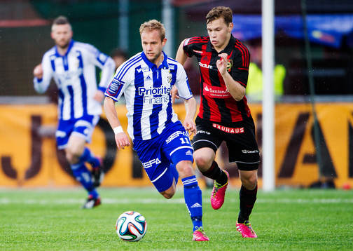 IFK Göteborgs Robin Söder och Brommapojkarnas Jesper