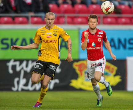 Elfsborgs Sebastian Holmén och Kalmars Måns Söderqvist