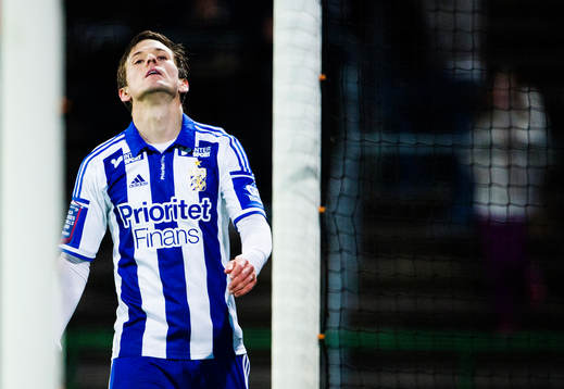 IFK Göteborgs Lasse Vibe  deppar